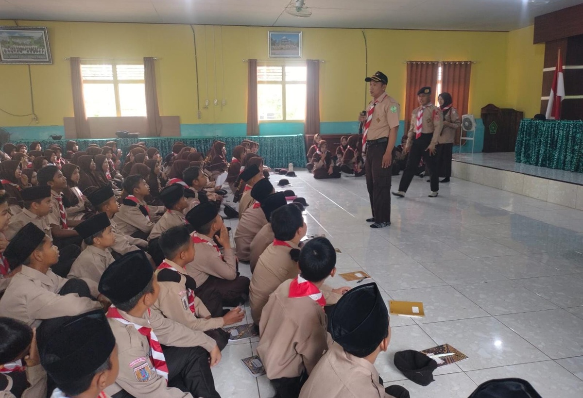 Ekskul Pramuka MTsN 1 HST Gelar Latihan Perdana di Semester Ganjil Tapel 2026/2027